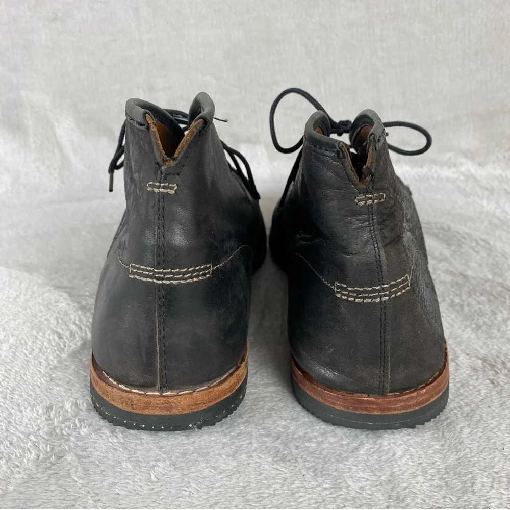 Timberland Men's Wodehouse Chukka Boots Size 12 Distress Leather Black Shoes